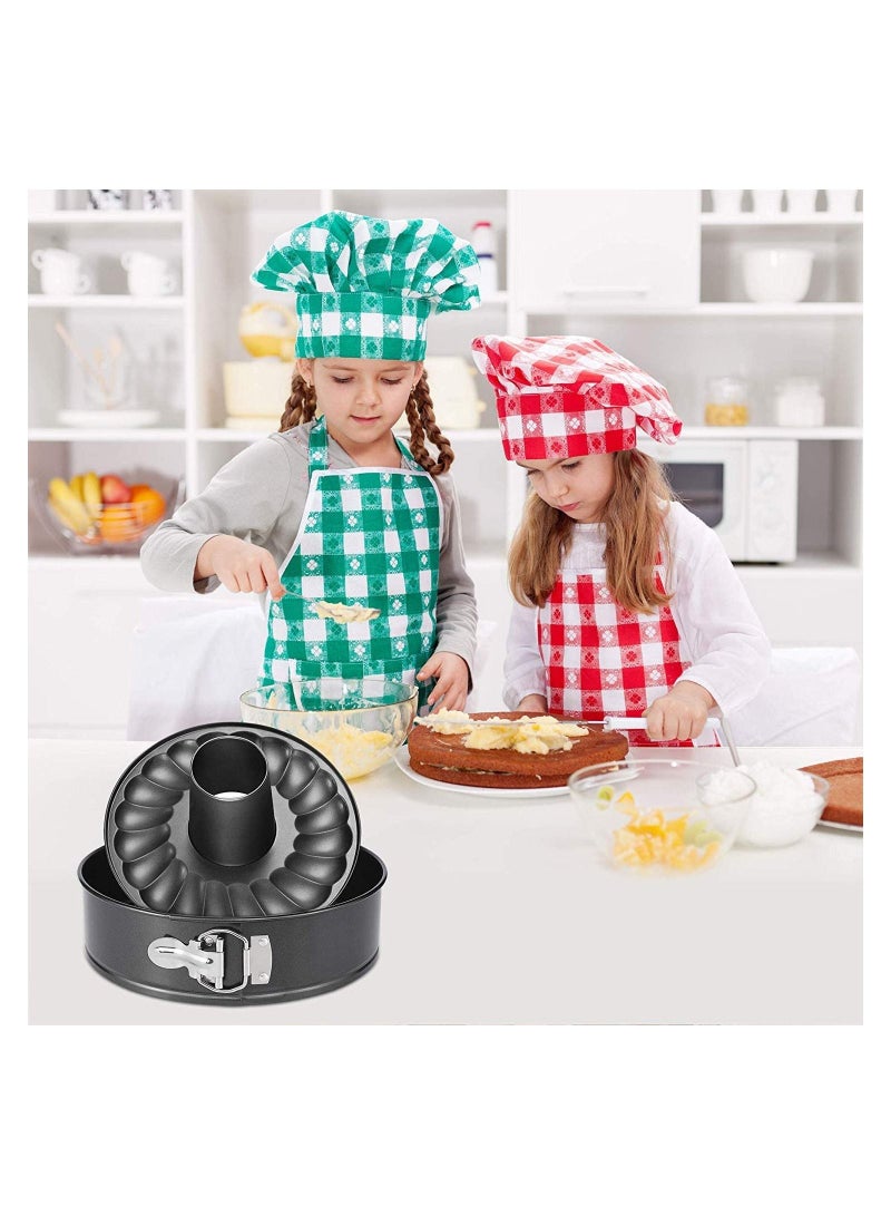 يونيفرس 9 بوصة سبرينغفورم عموم ومقلاة بوندت، مقلاة تشيز كيك غير لاصقة وآيس كريم كعكة بيكي، الكربون الصلب أنبوب عموم 2 في 1 مع قاع قابل للإزالة ومزلاج سريع الافراج - Image 4