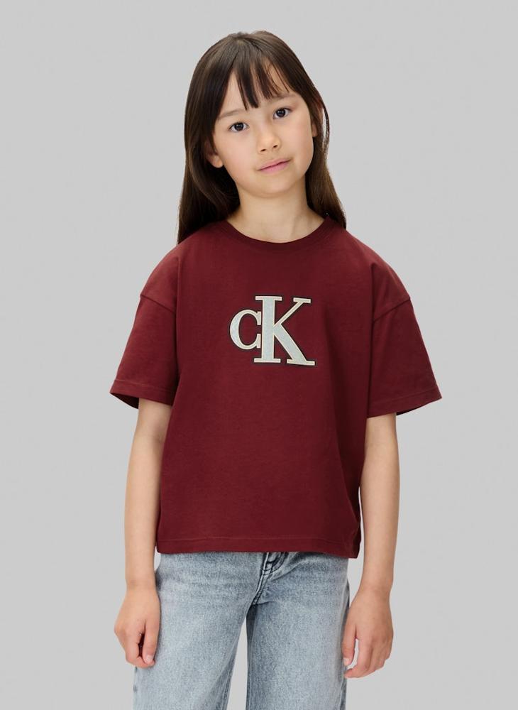 Calvin Klein Jeans Kids Graphic Crew Neck T-Shirt - Image 1