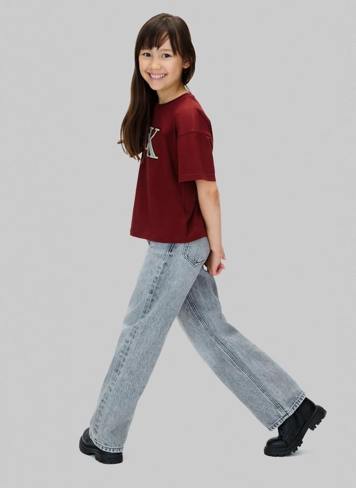 Calvin Klein Jeans Kids Graphic Crew Neck T-Shirt - Image 3