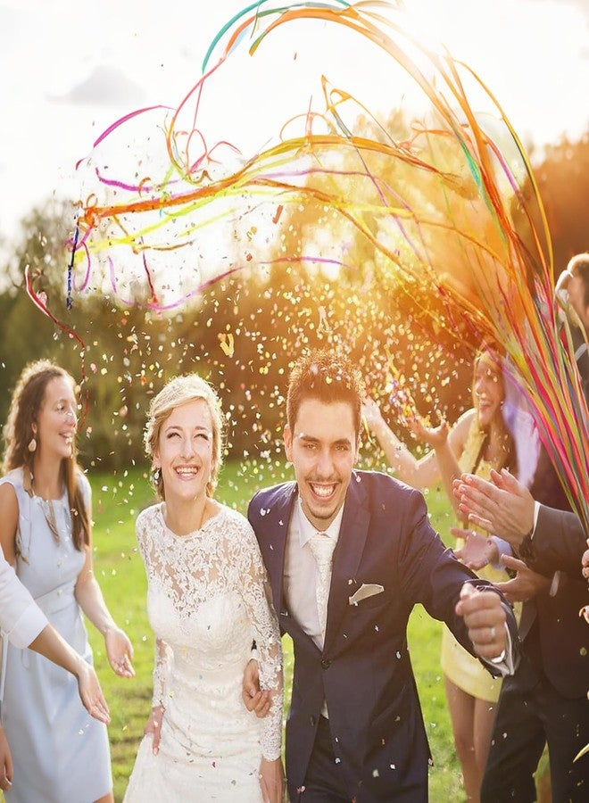 INFITE مجموعة من 10 قطع من شرائط الزينة الورقية السحرية، مثالية لحفلات الزفاف، وأعياد الميلاد، والحفلات، وحفلات التخرج، والاحتفالات، وتوزيعات الحفلات. - Image 5