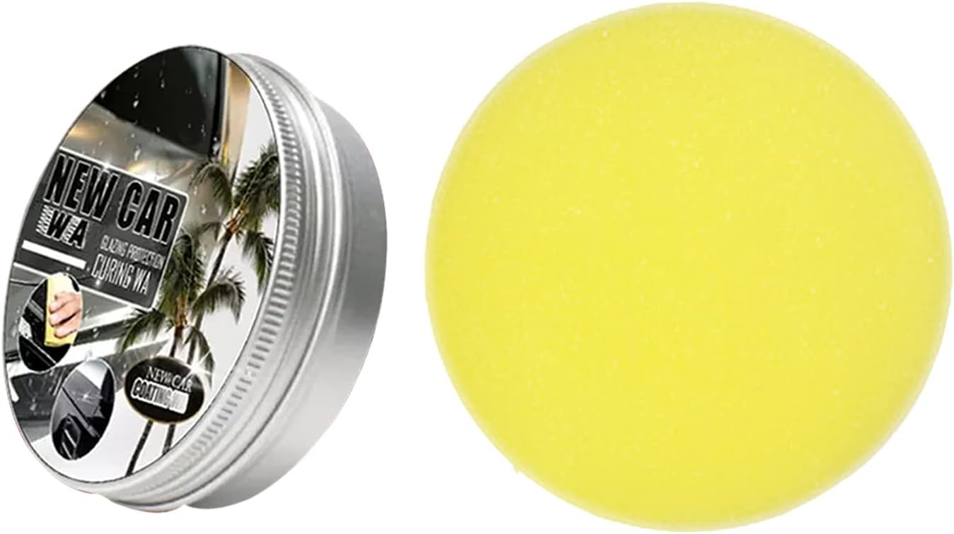 New Car Coating Wax Anti Scratch Polish Decontamination Repairing Shiny Car Auto Care, effectively fill the fine scratche 150ml+Sponge