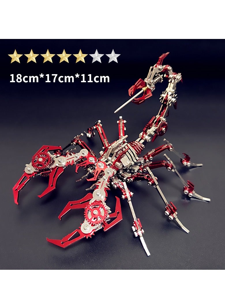 general Demon Scorpion - 3D Metal Puzzle for Adults, Metal Puzzle Kit for Adults, Toys for Adults and Teens Gifts, Educational Toys for Kids - Image 2