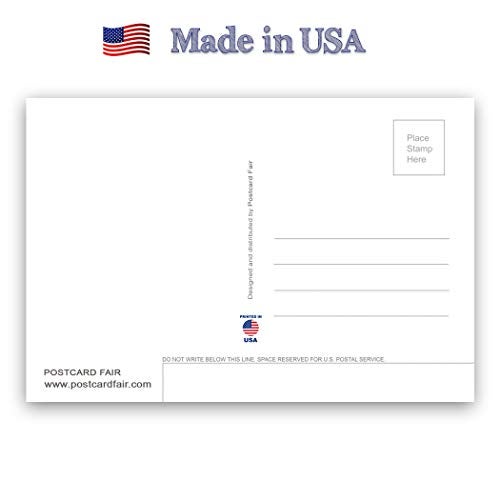 Postcard Fair INDIANA MAP postcard set of 20 identical postcards. IN state map post cards. Made in USA. - Image 2