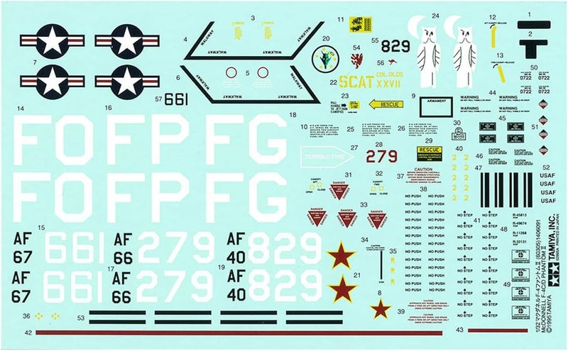 Tamiya F-4C/D Phantom II 1/32 Scale Model Kit - Image 5