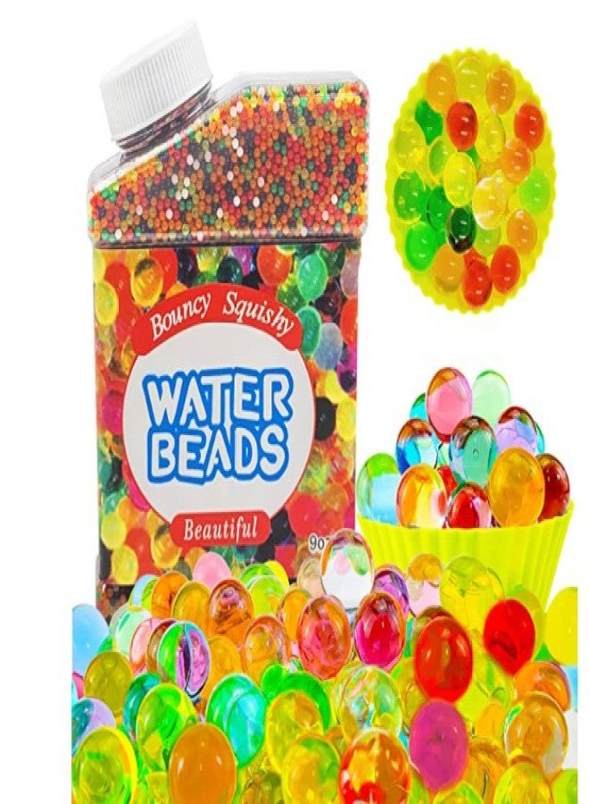 20,000 خرزة مائية بألوان قوس قزح للأطفال - لعبة طاولة غير مائية - ألعاب حسية للأطفال الصغار من 3 إلى 4 سنوات - لعبة علاجية تعليمية - خرز جل ملون - عبوة إعادة تعبئة سبا خالية من مادة BPA والفثالات (15-18 مم) - Image 3