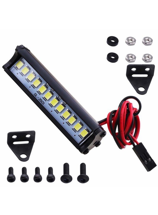 Hobbypark RC Crawler LED Light Bar Kit Roof Spotlight Dome Light Simulation for Traxxas TRX-4 Trx4 Axial SCX10 90046 RC4WD D90 KM2 - Image 4