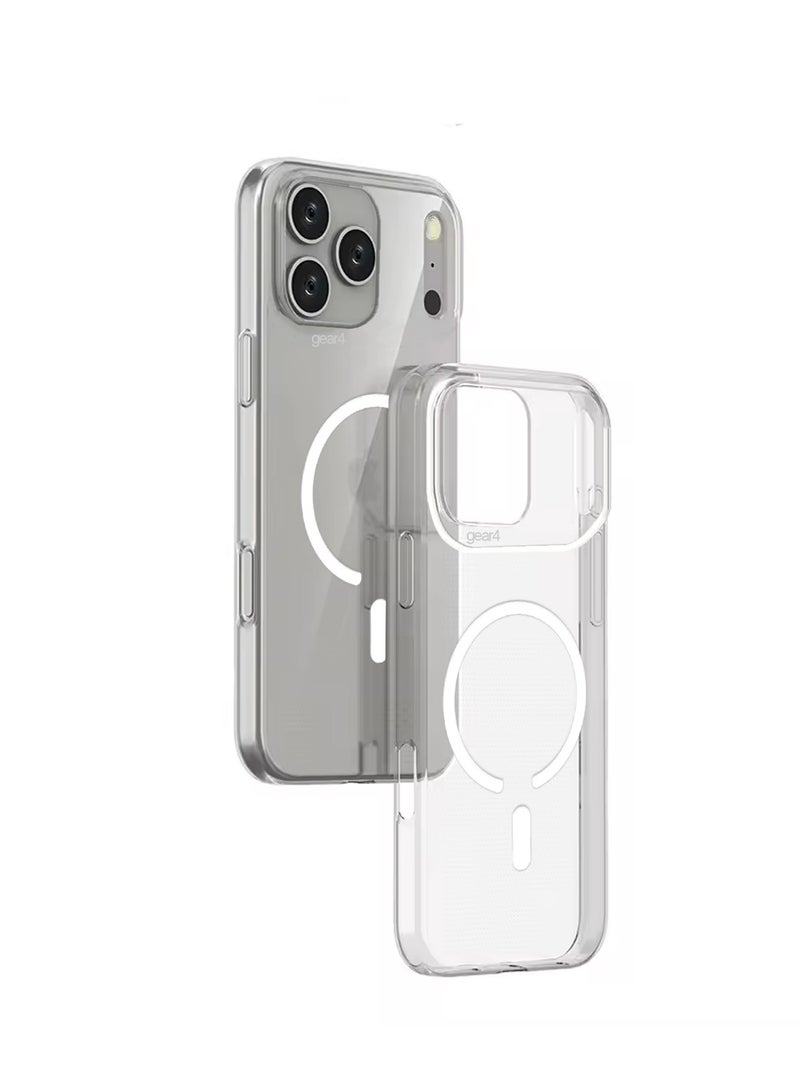 Gear4 Apple iPhone 17 Pro 5G 2025 Gear4 Premium Protection Series Crystal Palace D3O Crystalex Drop Protection Completely Transparent Ultra Hybrid Case Cover (MCTPTN) - Clear - Image 3