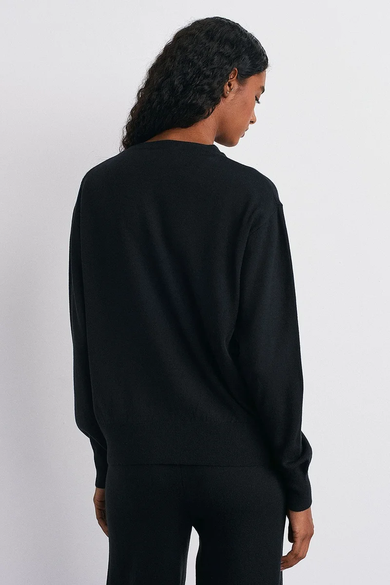 Dilvin Black DILVIN Women's Knit Sweater for Women | Best Price UAE