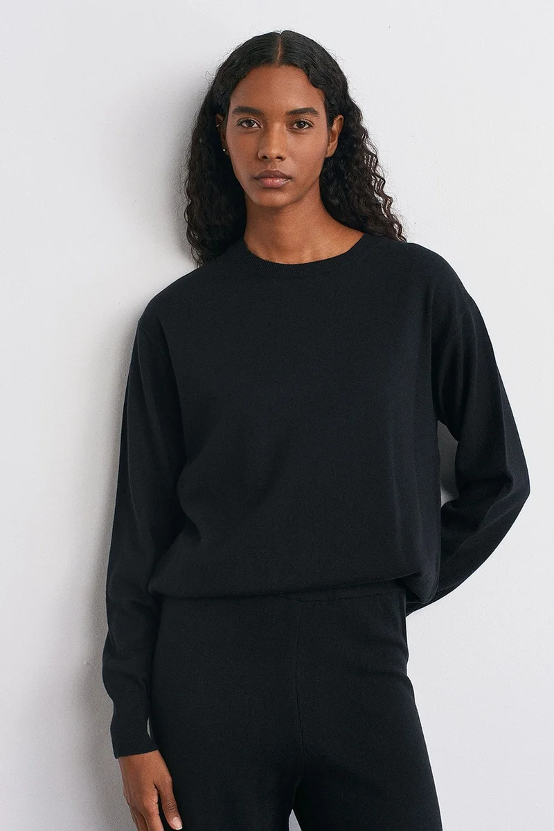 Dilvin Black DILVIN Women's Knit Sweater for Women | Best Price UAE