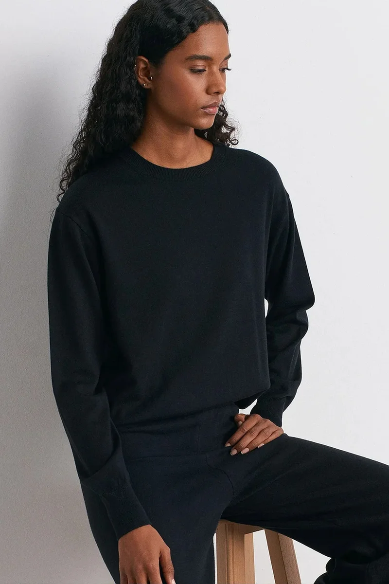 Dilvin Black DILVIN Women's Knit Sweater for Women | Best Price UAE