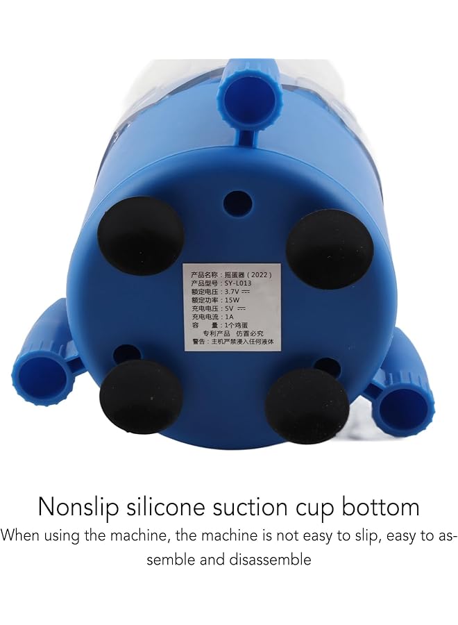 KASTWAVE Electric Egg Spinner, Portable Egg Spinner Scrambler In Shell For Boiled Golden Eggs, Egg Homogenizer, For Home Kitchen Cooking Baking Mixing Egg - Image 3