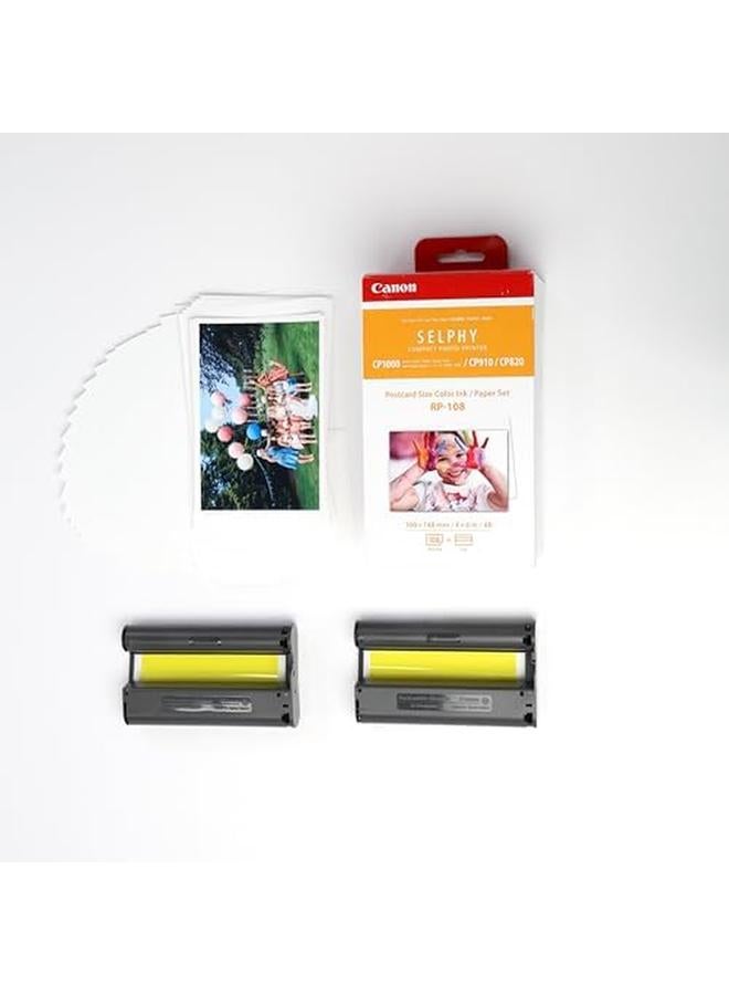 Canon Rp108I Postcard Sized Photo Paper 100 ×148 Mm Ksa Version With Ksa Support - Image 2