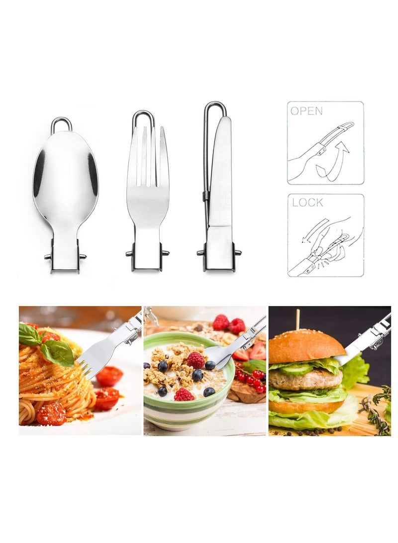 Camping Cookware Kit Parkarma Outdoor Hiking Cookware Kit for 1-2 People for Camping Outdoor Camping Tableware Set - Image 5