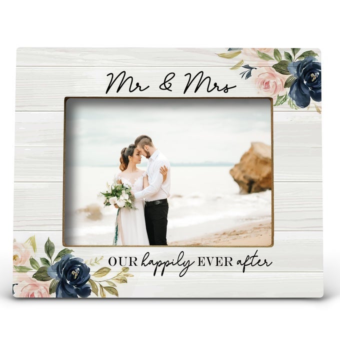 MR MRS PICTURE FRAME WEDDING MARRIAGE LICENSE FRAME GIFTS FOR NEWLYWED 5X7