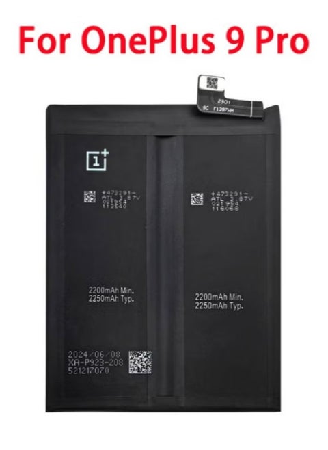 Replacement Internal Battery BLP827 Compatible for OnePlus 9 Pro (Black) – High-Capacity Rechargeable Li-ion Battery for Extended Battery Life, Fast & Safe Charging, Stable Power Performance, and Easy DIY Installation – Restore Phone Power Seamlessly
