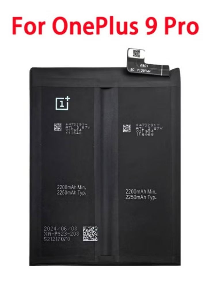 TIGER - Replacement Internal Battery BLP827 Compatible for OnePlus 9 Pro (Black) – High-Capacity Rechargeable Li-ion Battery for Extended Battery Life, Fast & Safe Charging, Stable Power Performance, and Easy DIY Installation – Restore Phone Power Seamlessly - Image 1