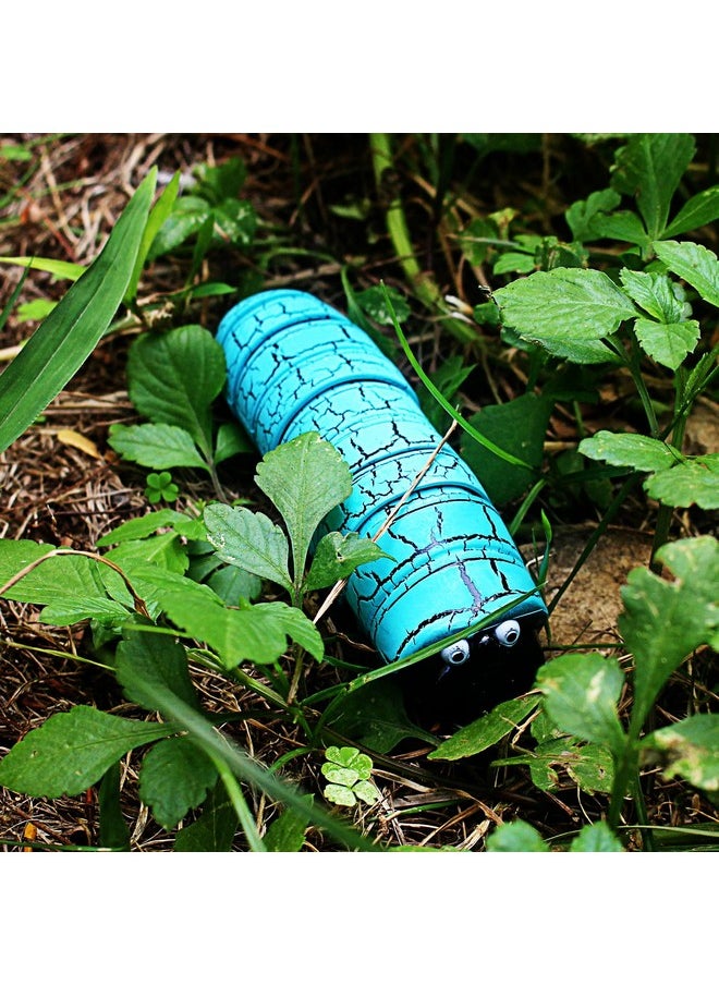 Tipmant - Rc Bug Remote Control Worm Realistic Caterpillar Inchworm Electronic Animal Toys Fake Insect Car Vehicle Kids Birthday Gifts (Blue) - Image 1