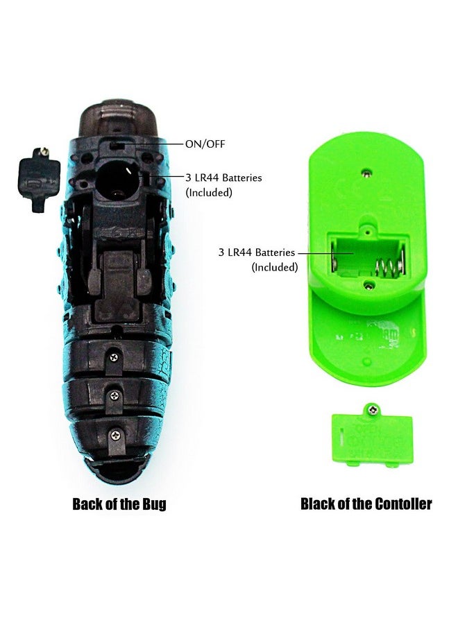 Tipmant - Rc Bug Remote Control Worm Realistic Caterpillar Inchworm Electronic Animal Toys Fake Insect Car Vehicle Kids Birthday Gifts (Blue) - Image 1