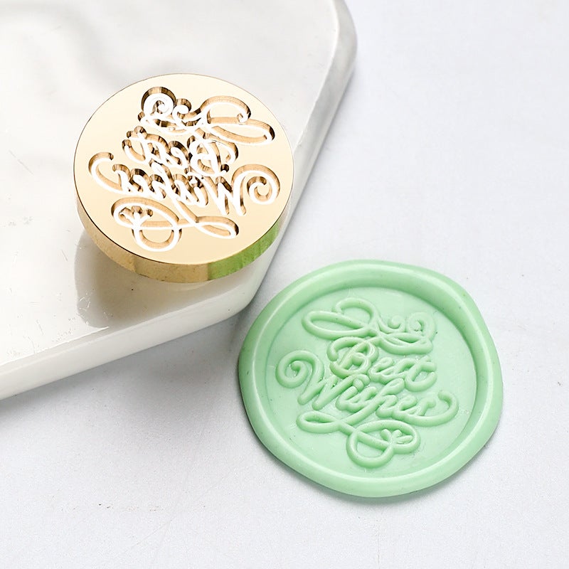 Fire Paint Seal Head Tulip Peeking Cat Hand Account Fire Paint Guka Brass Head - Image 1