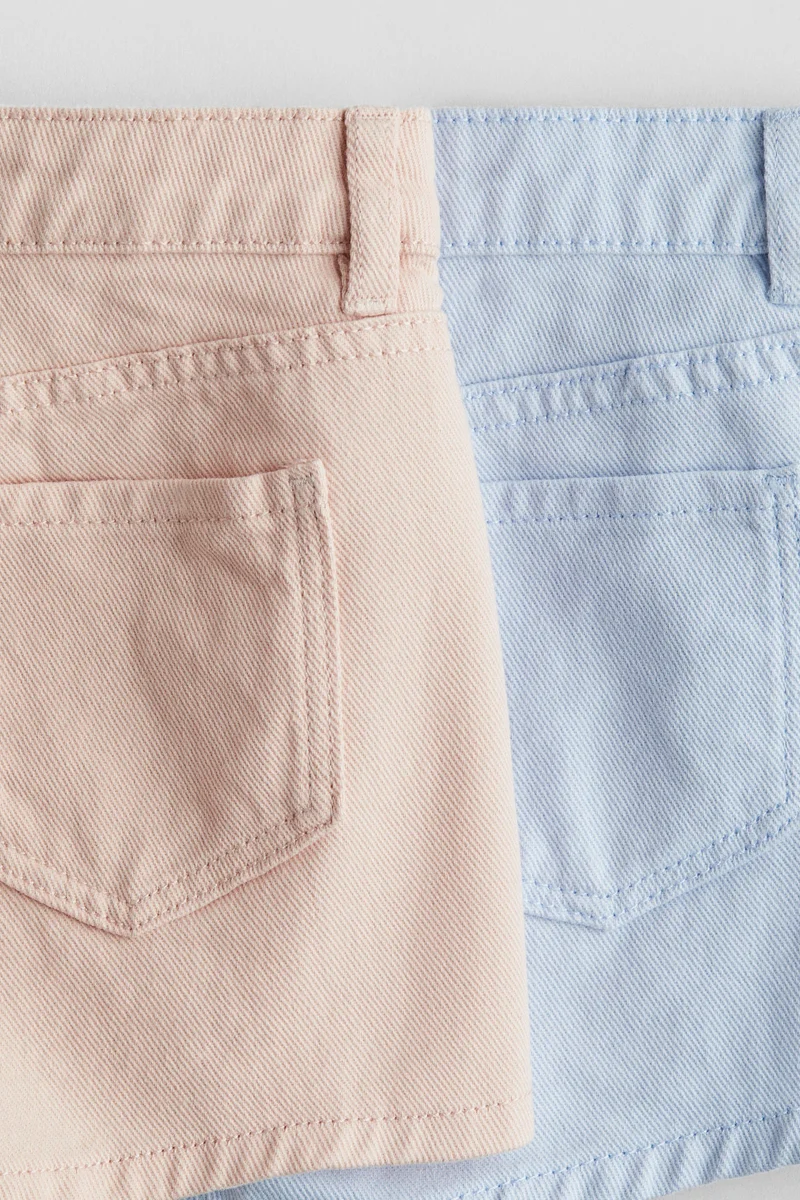 اتش اند ام طقم شورت تويل - عبوة من قطعتين