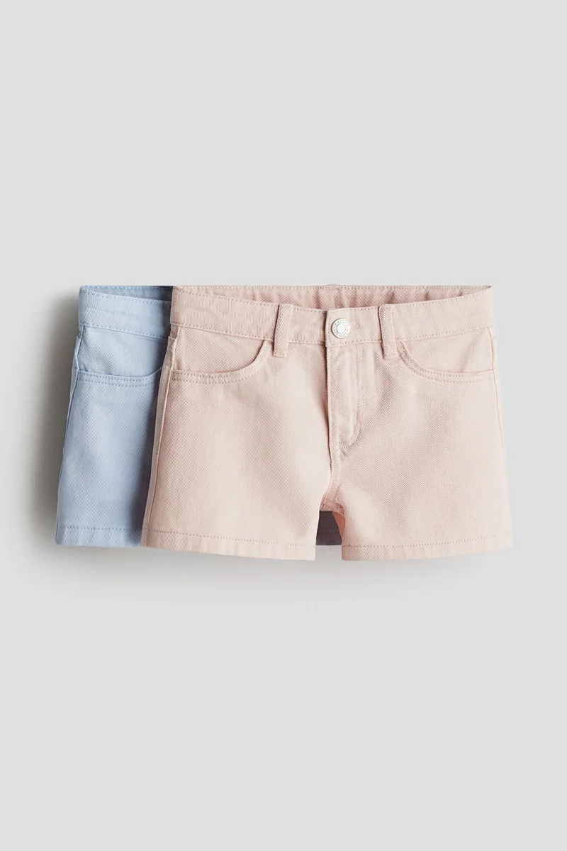 اتش اند ام طقم شورت تويل - عبوة من قطعتين