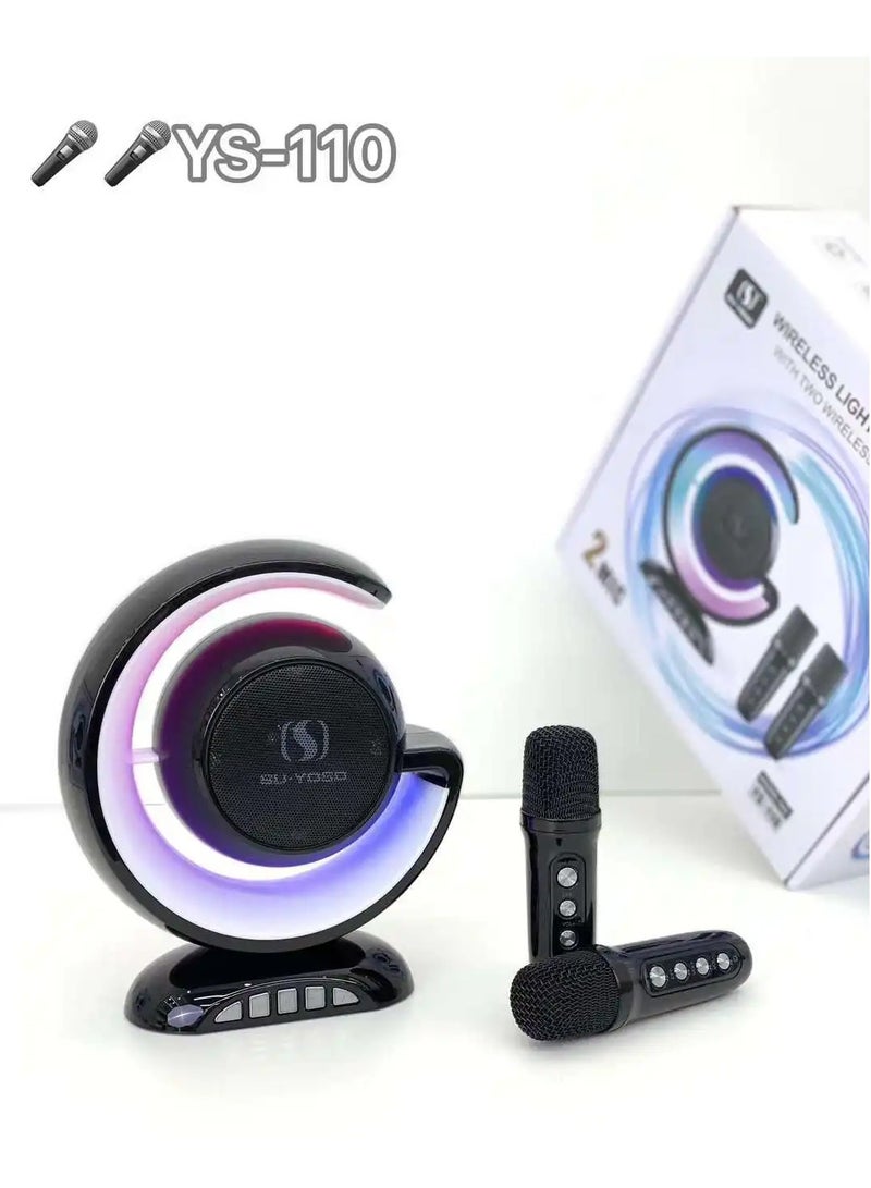 YS Wireless Lightshow Speaker With Two Wireless Microphones - Image 1