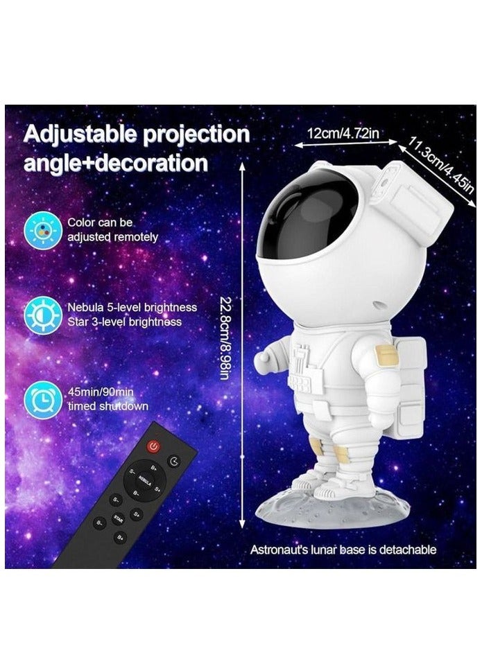 Astronaut Galaxy Projector Nebula Light – Bedroom Night Light with Remote Control & 360° Adjustable Angle – Perfect Gift for Kids & Adults – Multi-Color Lighting - Image 2