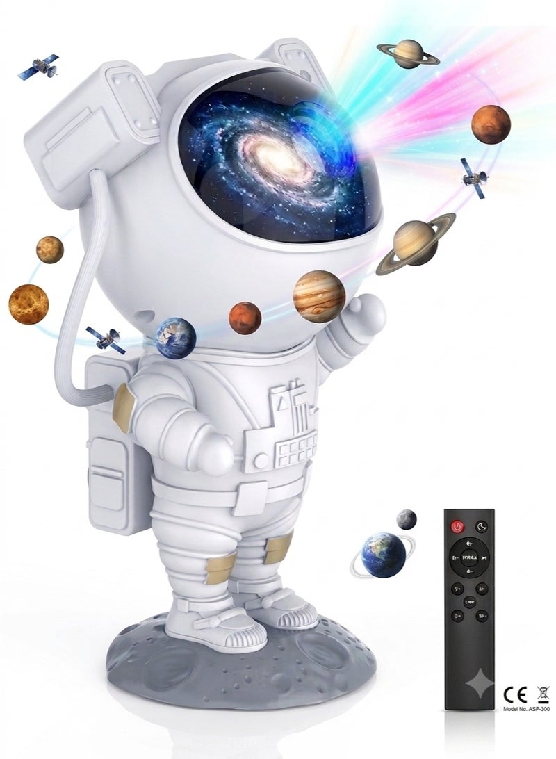 Astronaut Galaxy Projector Nebula Light – Bedroom Night Light with Remote Control & 360° Adjustable Angle – Perfect Gift for Kids & Adults – Multi-Color Lighting - Image 1