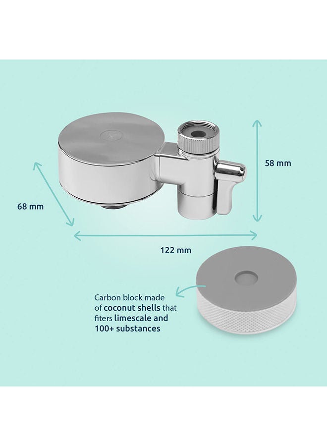 TAPP WATER Ecopro Compact Small Water Filter For Taps That Removes Bad Smells And Tastes From Water Tap Water Filter Flouride Remover That Filters More 100+ Substances Chrome - Image 4