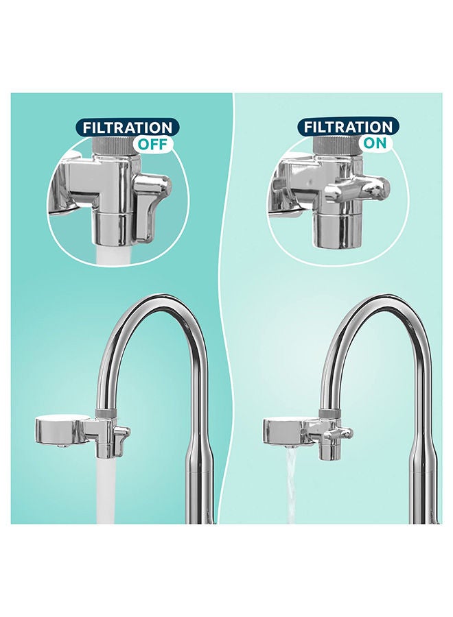 TAPP WATER Ecopro Compact Small Water Filter For Taps That Removes Bad Smells And Tastes From Water Tap Water Filter Flouride Remover That Filters More 100+ Substances Chrome - Image 3