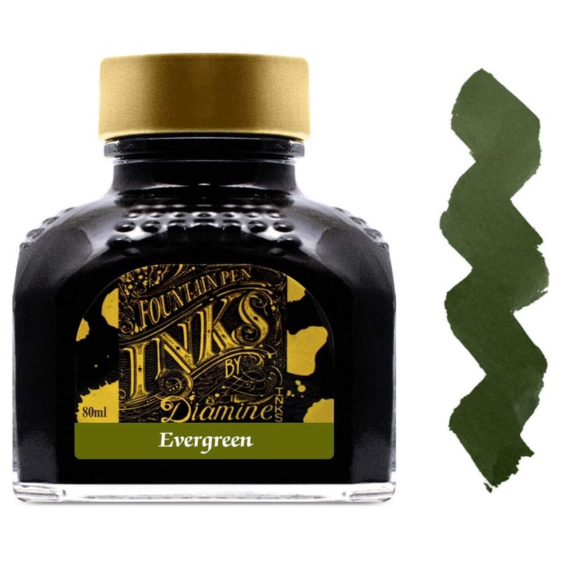 DIAMINE INK BOTTLE-EVERGREEN, 80ML - Image 5
