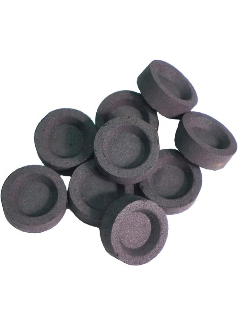Bakhoor Coal Shola Charcoal Musk, 100 Pieces Long Lasting Charcoal, Lighting Charcoal Briquettes for Hukkah Sheesha BBQ Grill Preparation Long Lasting for Bakhoor and Incense Burning Black - Image 4