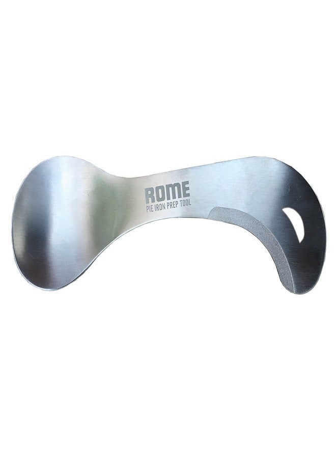 Rome Industries Pie Iron Prep Tool, 6.75" x 2", Stainless - Image 1