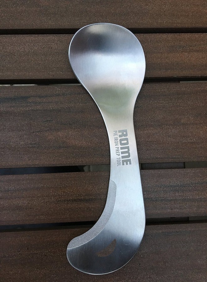 Rome Industries Pie Iron Prep Tool, 6.75" x 2", Stainless - Image 2