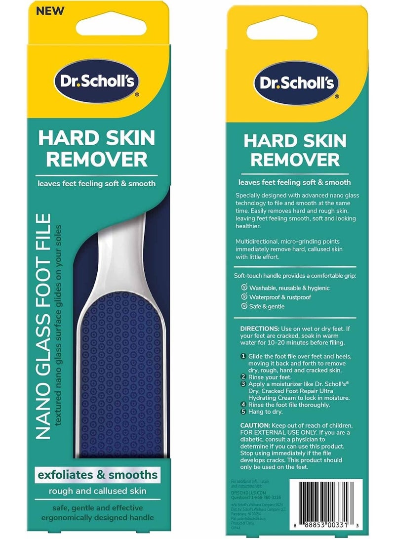 Dr. Scholl's Hard Skin Remover Nano Glass Foot File - Image 2