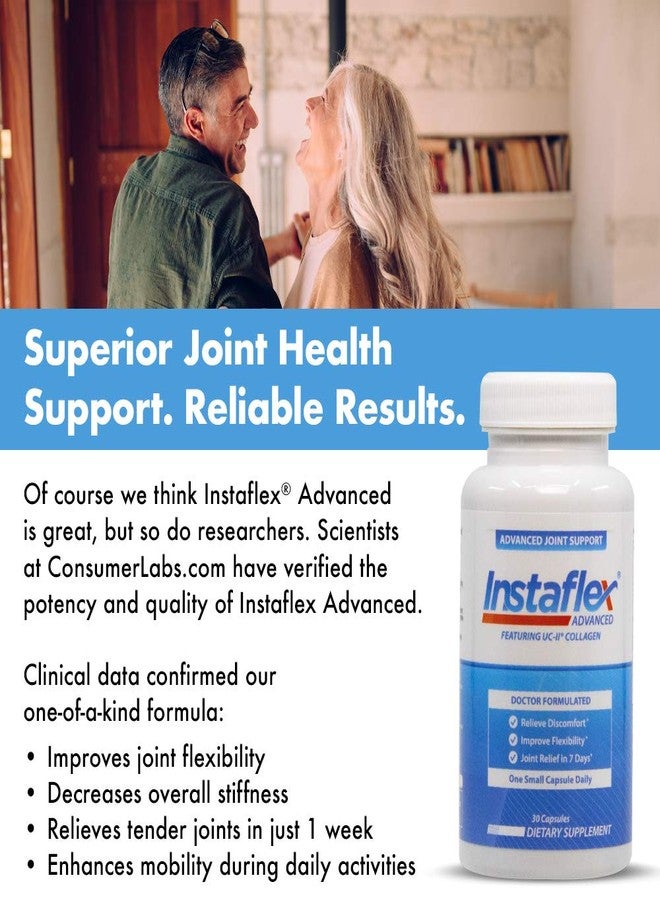 Instaflex Advanced Joint Support - Doctor Formulated Joint Relief Supplement, Featuring Collagen & 5 Other Joint Discomfort Fighting Ingredients - 14 Count - Image 4