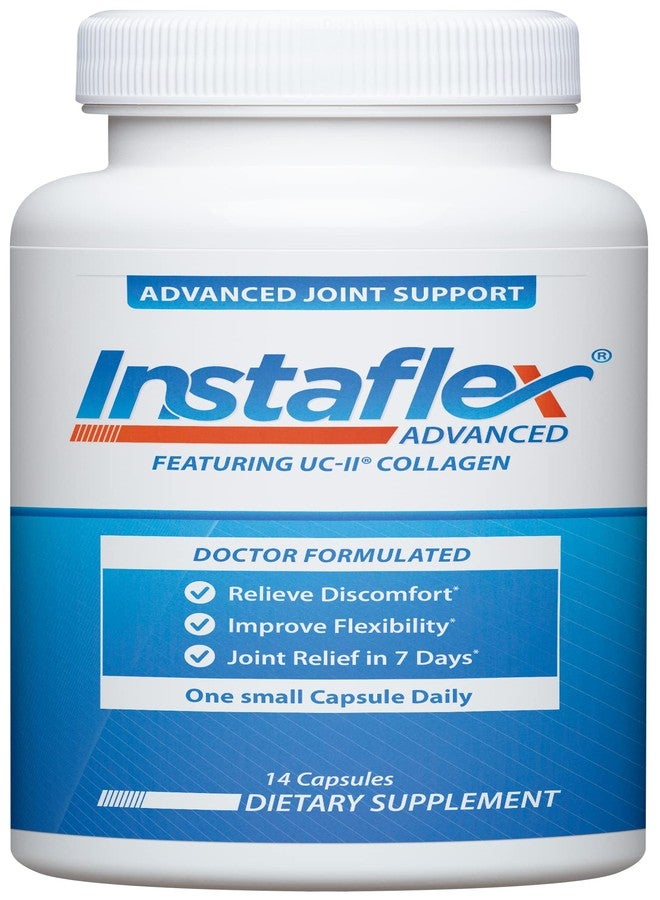 Instaflex Advanced Joint Support - Doctor Formulated Joint Relief Supplement, Featuring Collagen & 5 Other Joint Discomfort Fighting Ingredients - 14 Count - Image 1