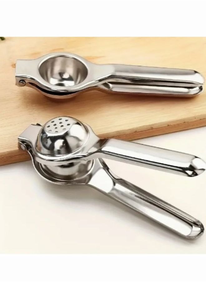 Lion - Lion Stainless Steel Lemon Squeezer,6X20 cm - Premium Quality, Rust-Resistant,Easy to Use, and Perfect for Juicing Lemons, Limes & Small Citrus Fruits, Durable & Effecient For Maximum Juice Extraction - Image 1