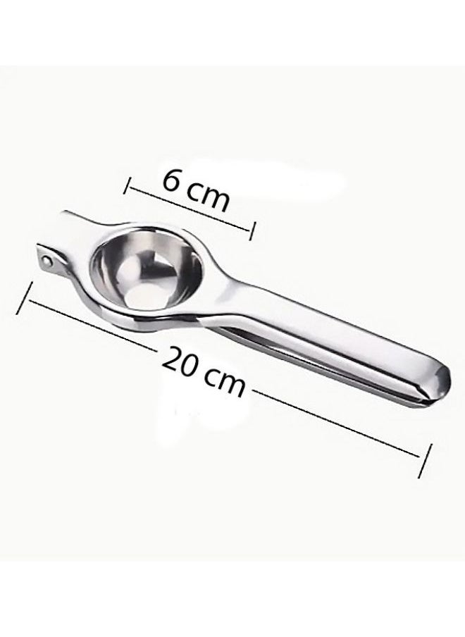Lion - Lion Stainless Steel Lemon Squeezer,6X20 cm - Premium Quality, Rust-Resistant,Easy to Use, and Perfect for Juicing Lemons, Limes & Small Citrus Fruits, Durable & Effecient For Maximum Juice Extraction - Image 1