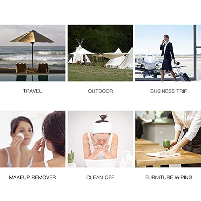 GoolRC 20PCS Disposable Compressed Face Towel Mini Portable Disposable Compressed Cotton Coin Tissue Towels for Travel Camping Hiking Sport Beauty Salon Home Hand Wipes - Image 5