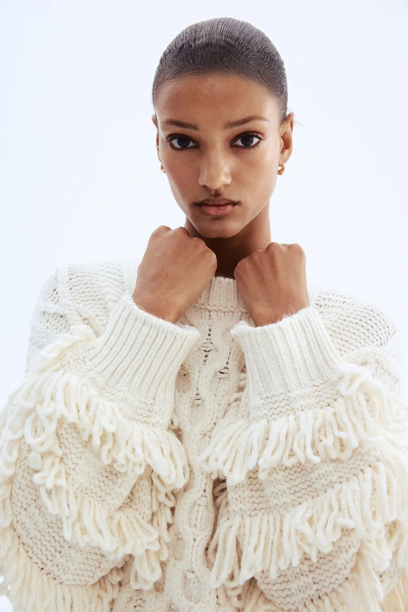 H&M Fringed jumper