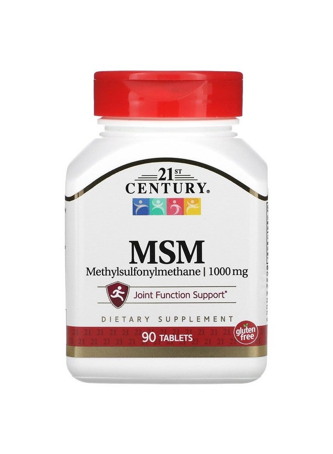 21st Century أقراص MSM 1000 ملغ من القرن الحادي والعشرين، 90 حبة - Image 1