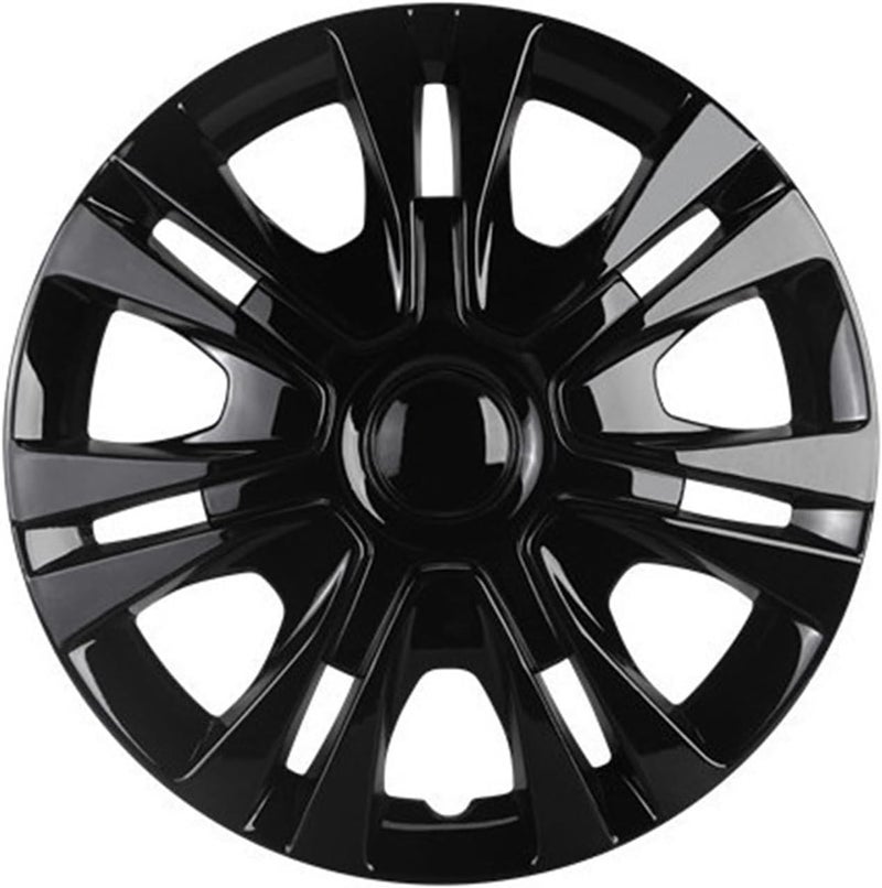DEMULAX 14 Inch Black Hubcap Set