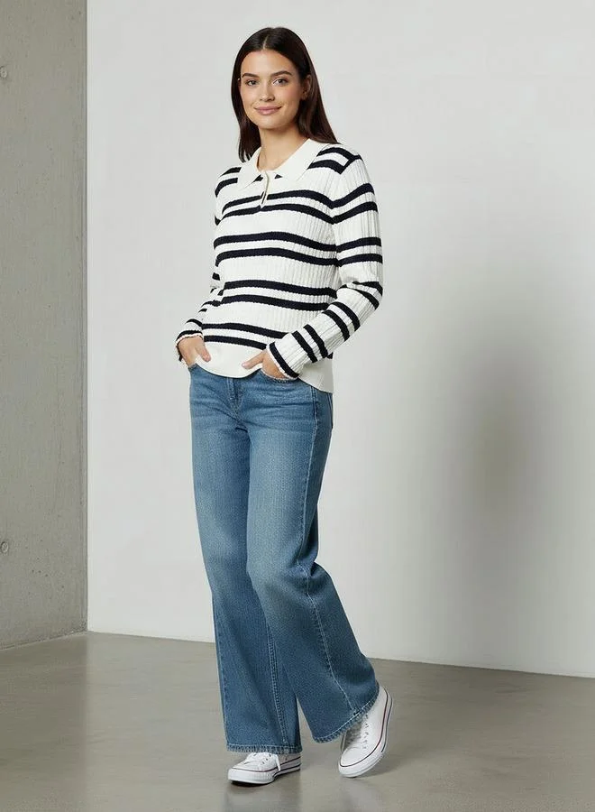 لي كوبر تي شيرت بولو لي كوبر بقصة عادية وخطوط