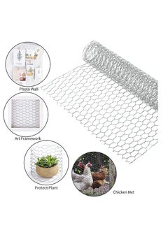 KNP KNP Hexagonal Wire Mesh Fence 12ft (4FT X 12FT) is a durable and versatile fencing solution ideal for gardens, farms, pet enclosures, and outdoor protection.  - Image 2