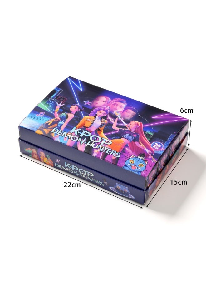 general KPop Demon Hunters Blind Box Doll Keychain Exquisite Pendant with Colored Bead Chain Pendant - Image 4