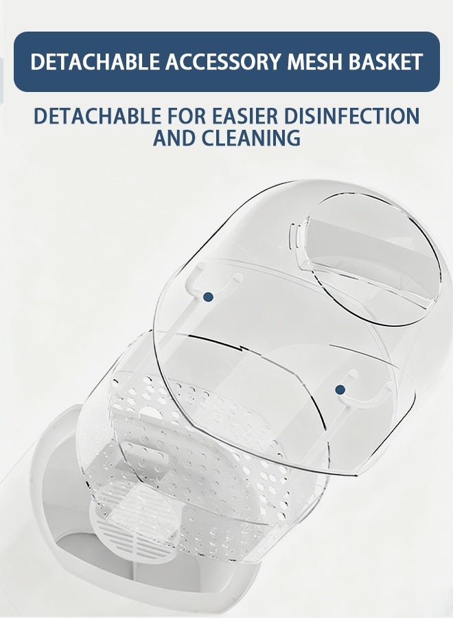 جهاز تعقيم زجاجات الأطفال، جهاز تعقيم وتجفيف زجاجات الأطفال بالبخار الكهربائي الكل في واحد، جهاز تدفئة/تعقيم/تجفيف/تبخير/إذابة زجاجات الأطفال 5 في 1، نوع عالمي، مناسب لجميع منتجات وإكسسوارات الأطفال. - Image 3