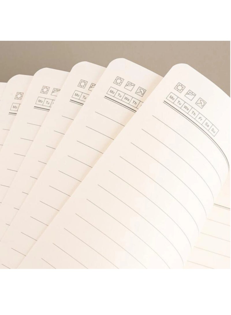Generic Classic Hard Leather Cover Notebook – Journal, Diary, Lined Rules Pages for Writing, Notes, Planning, to Do - Office, School, Business - A5 Office Paper Products, Writing Pads & Diaries  - Image 5