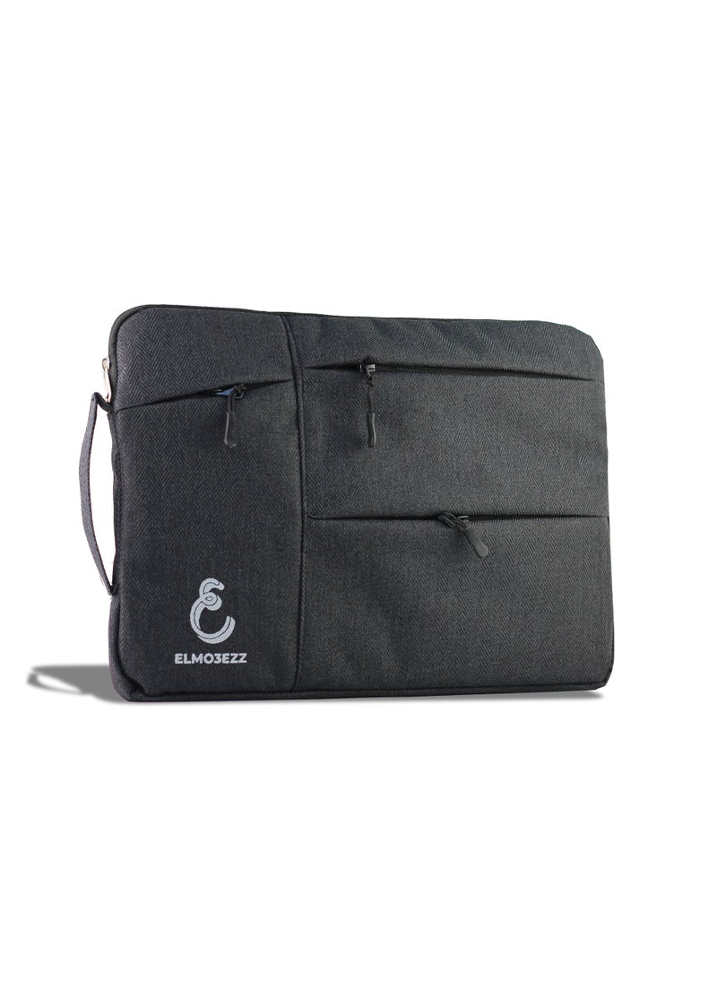 Generic Laptop Sleeve Bag Compatible with MacBook Air 15/16 inch M3 A3114 M2 A2941 2023 2024/Pro A1990 A1707,Surface Laptop 15,Dell XPS 15,HP Stream 14, Case with Pocket (Black)  - Image 3