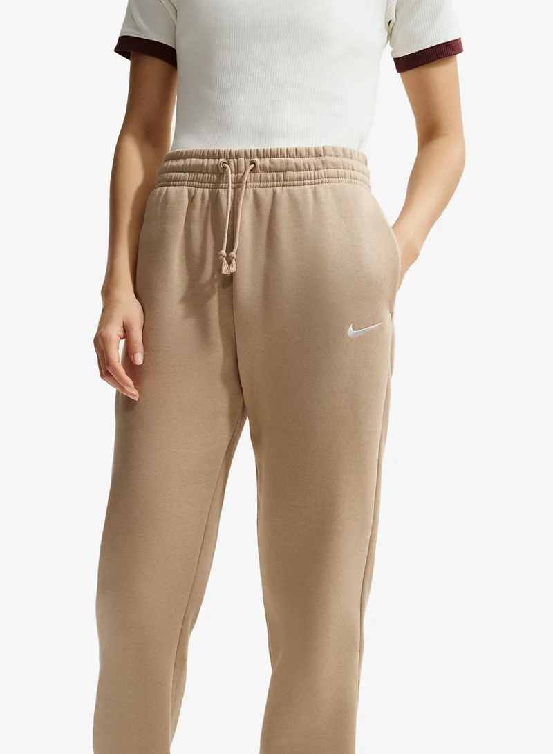 Nike LINEN/(SAIL) Nsw Phoenix Fleece Mid-Rise Standard Pants for Women | Best Price UAE